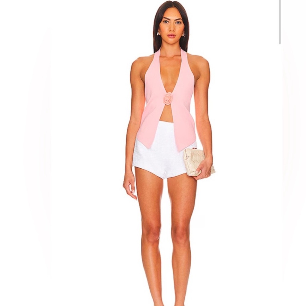REVOLVE Pink Halter Top